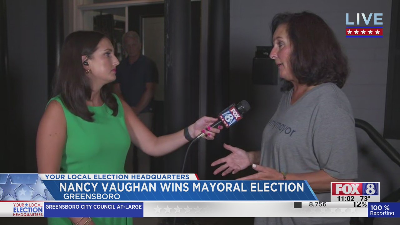 Nancy Vaughan wins Greensboro mayoral election FOX8 WGHP