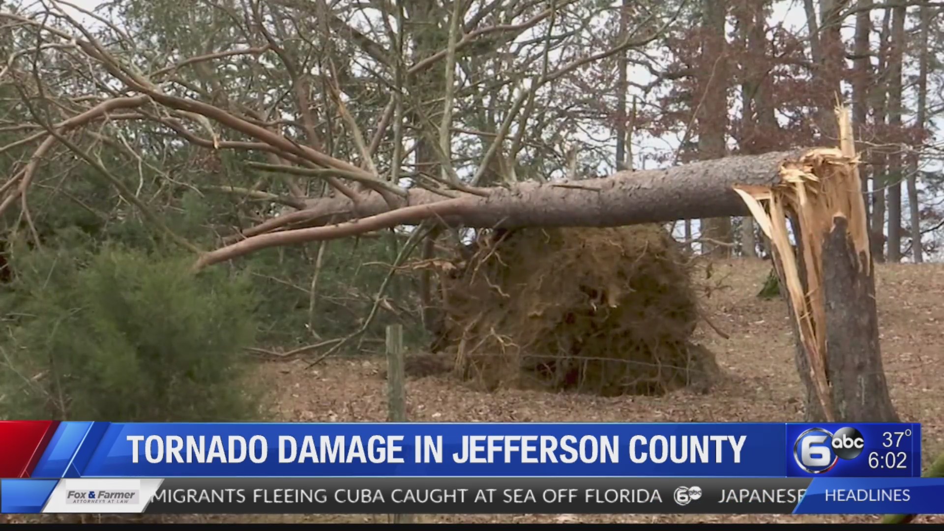 Tornado damage in Jefferson County WATE 6 On Your Side