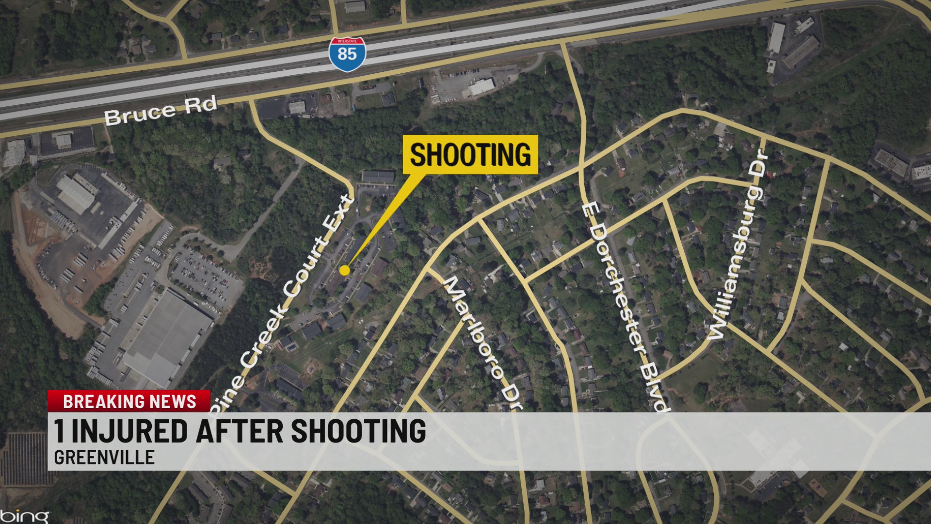 1 injured in shooting at Greenville Co. apartment – WSPA 7NEWS