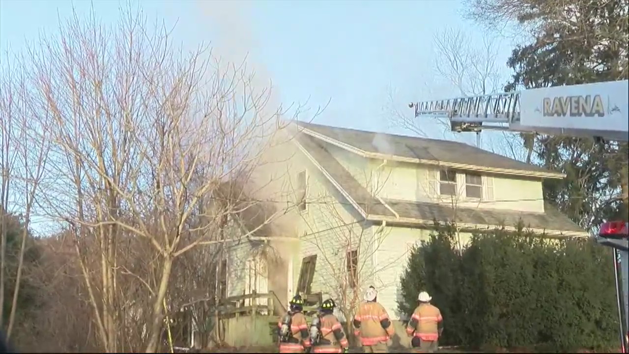 Crews fighting fire in Ravena NEWS10 ABC