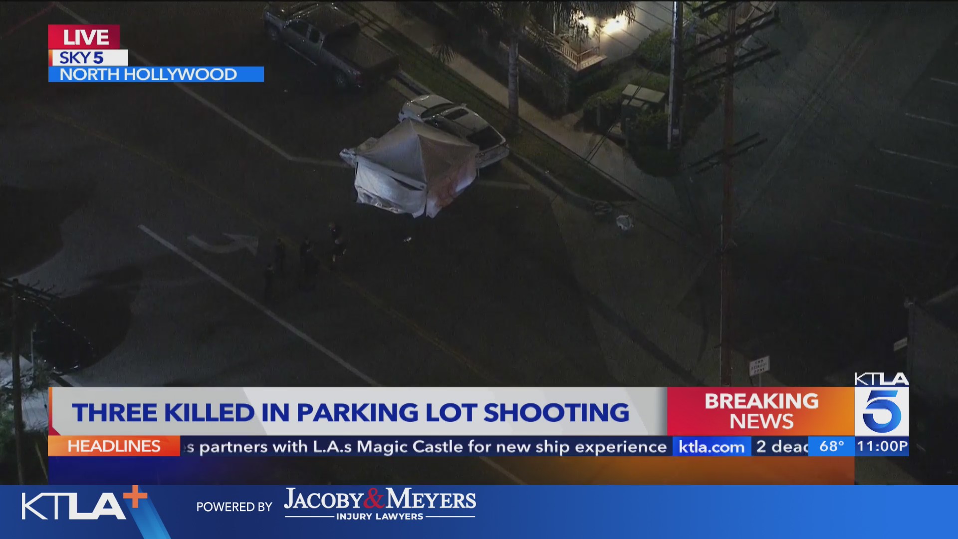 Police searching for suspects in triple fatal shooting – KTLA