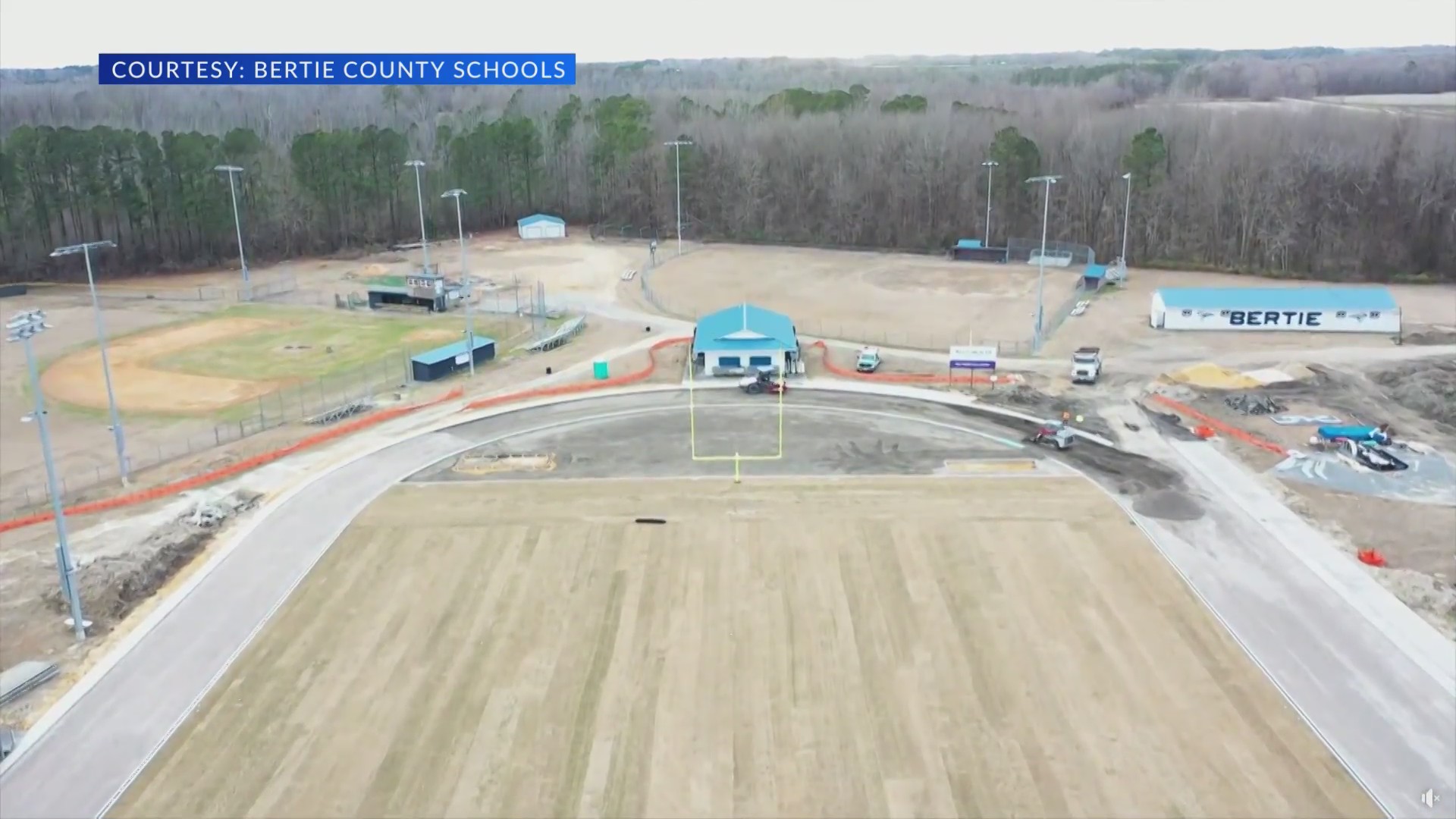 Bertie County High School new athletic complex near completion – WNCT