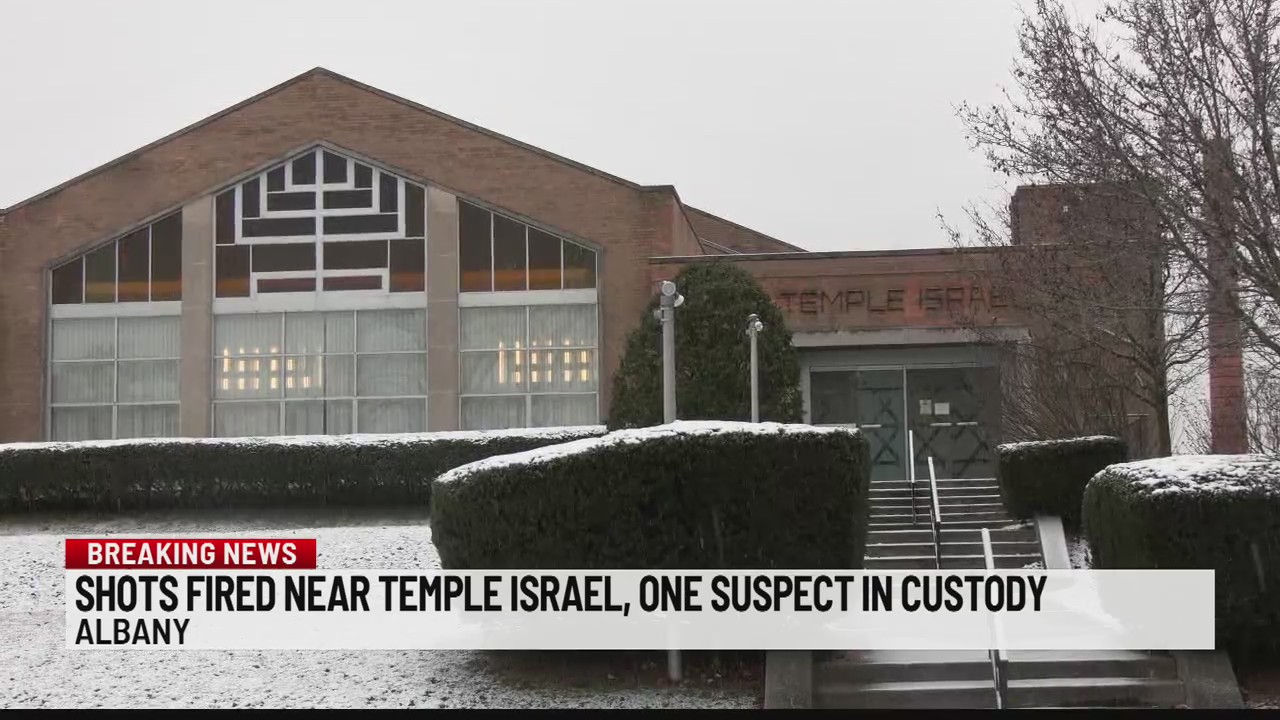 Suspect in custody after shots fired near Temple Israel – NEWS10 ABC
