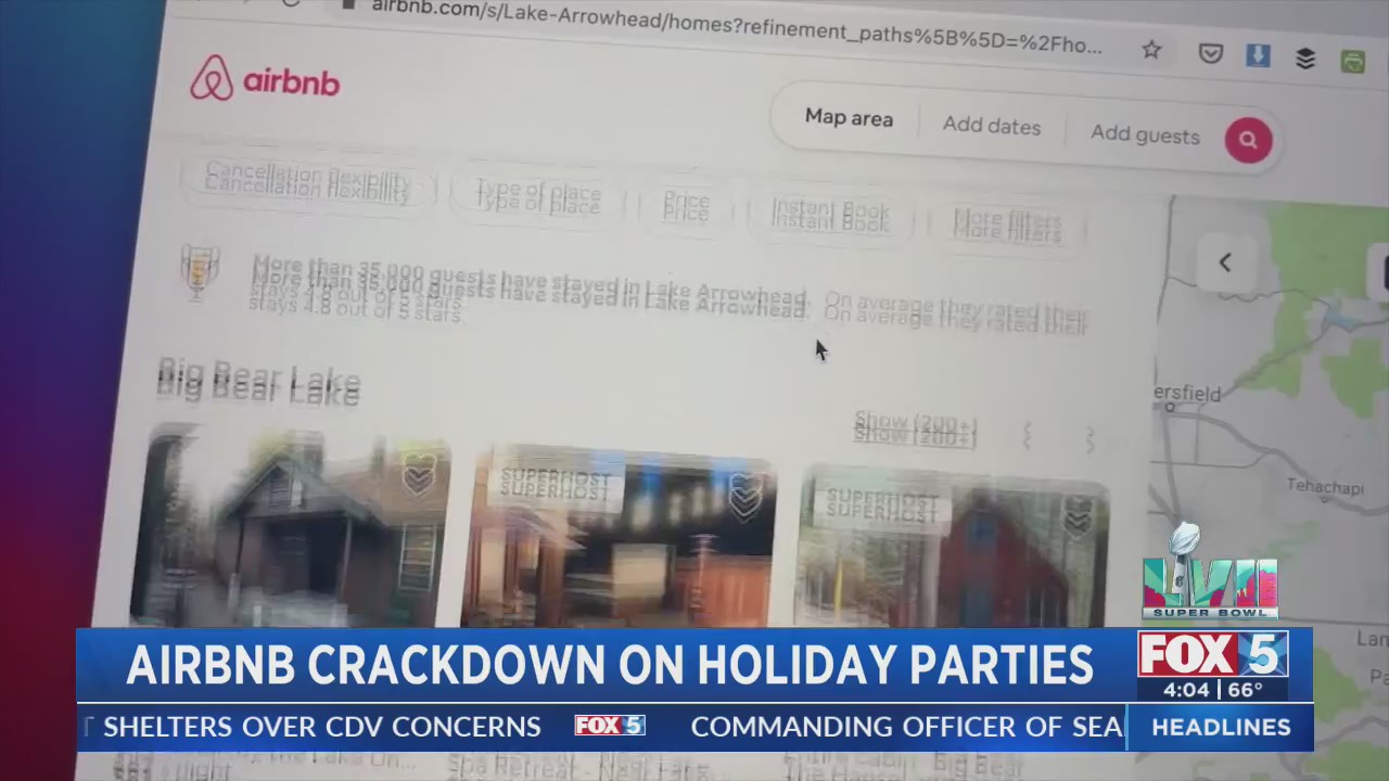 Airbnb Cracks Down On Holiday Parties – FOX 5 San Diego