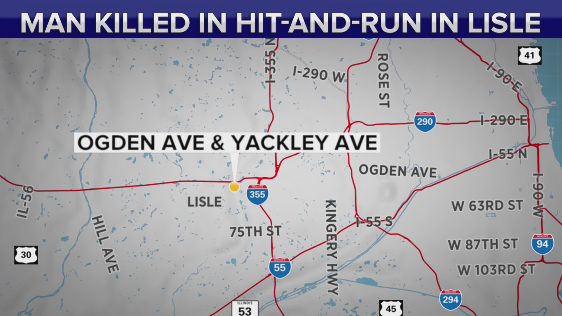 Pedestrian killed in early morning hit-and-run crash in Lisle – WGN-TV