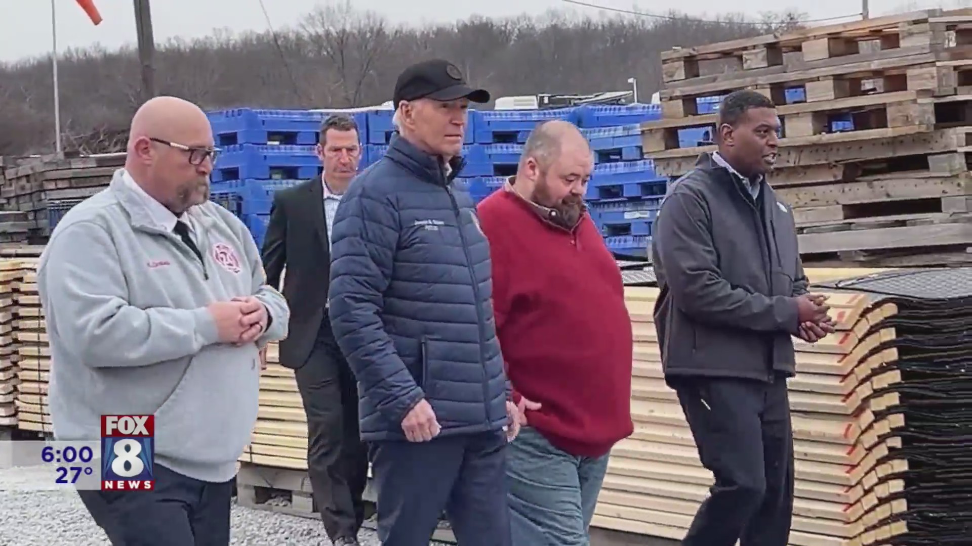 Biden visit East Palestine train derailment site – Fox 8 Cleveland WJW