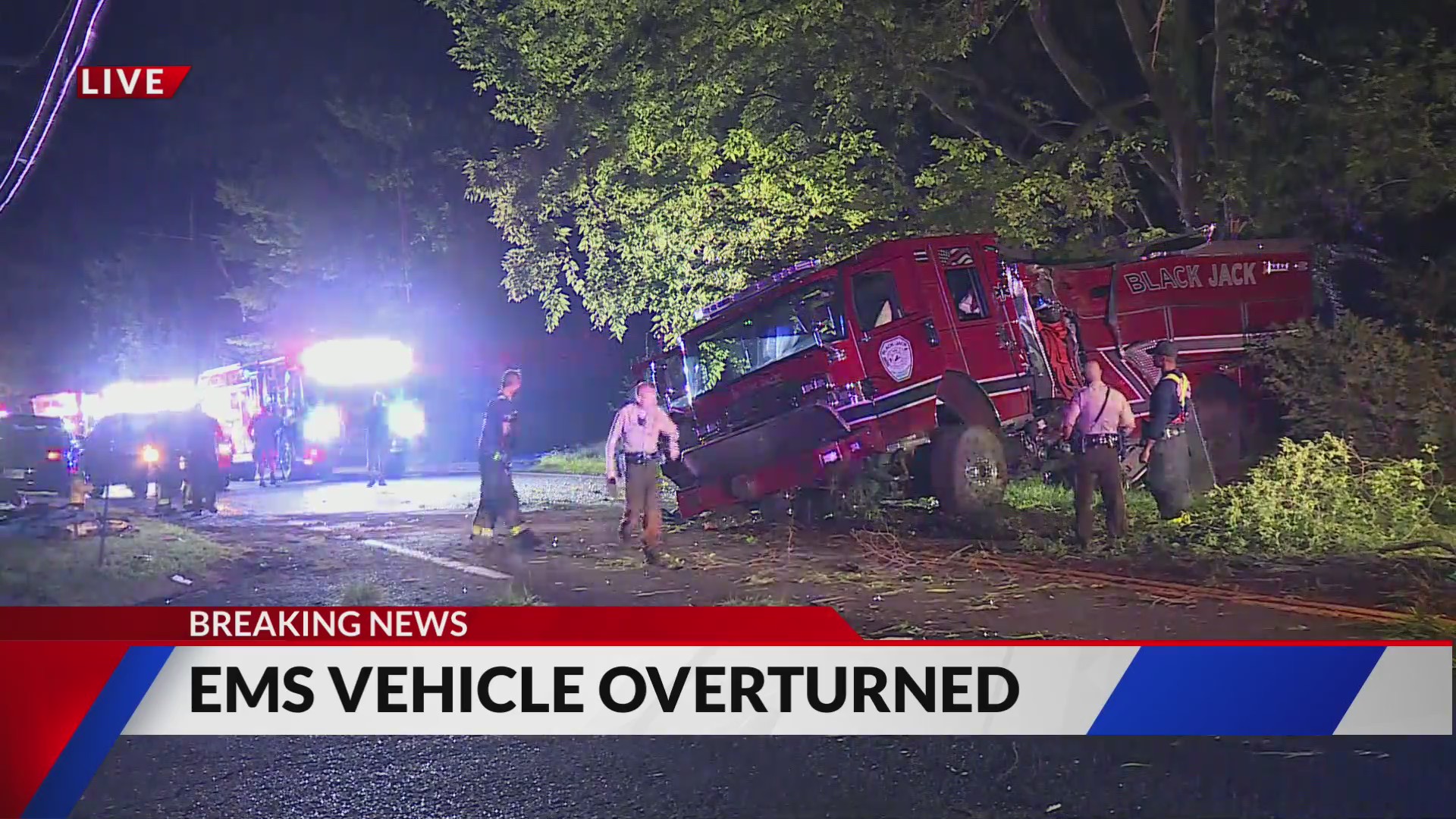 EMS vehicle rollover crash in Black Jack – FOX 2