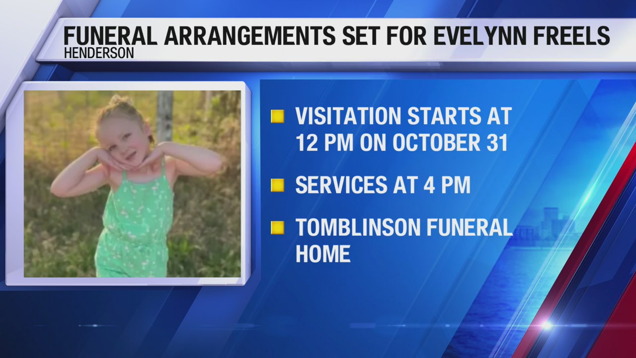 Funeral arrangements set for Henderson girl killed in accident ...