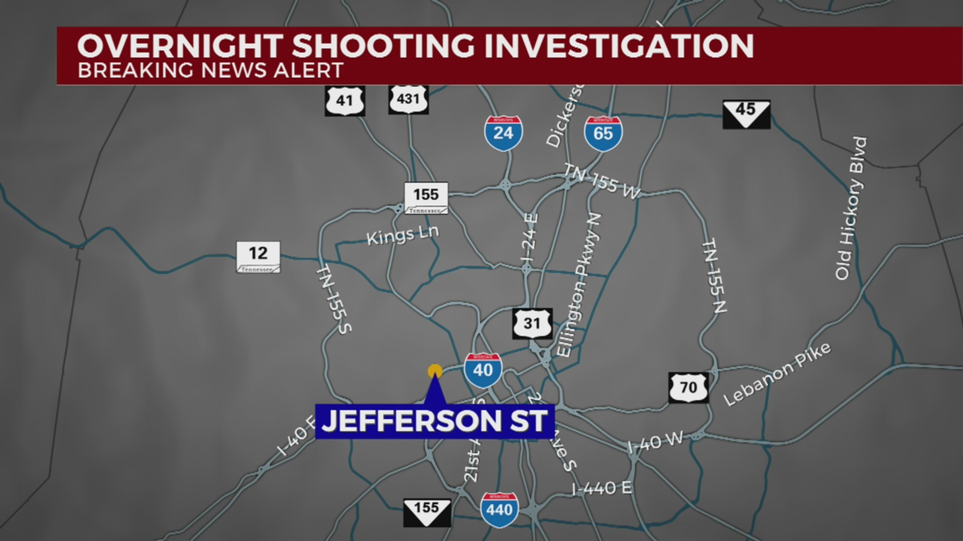 Investigation underway after overnight shooting on Jefferson Street ...