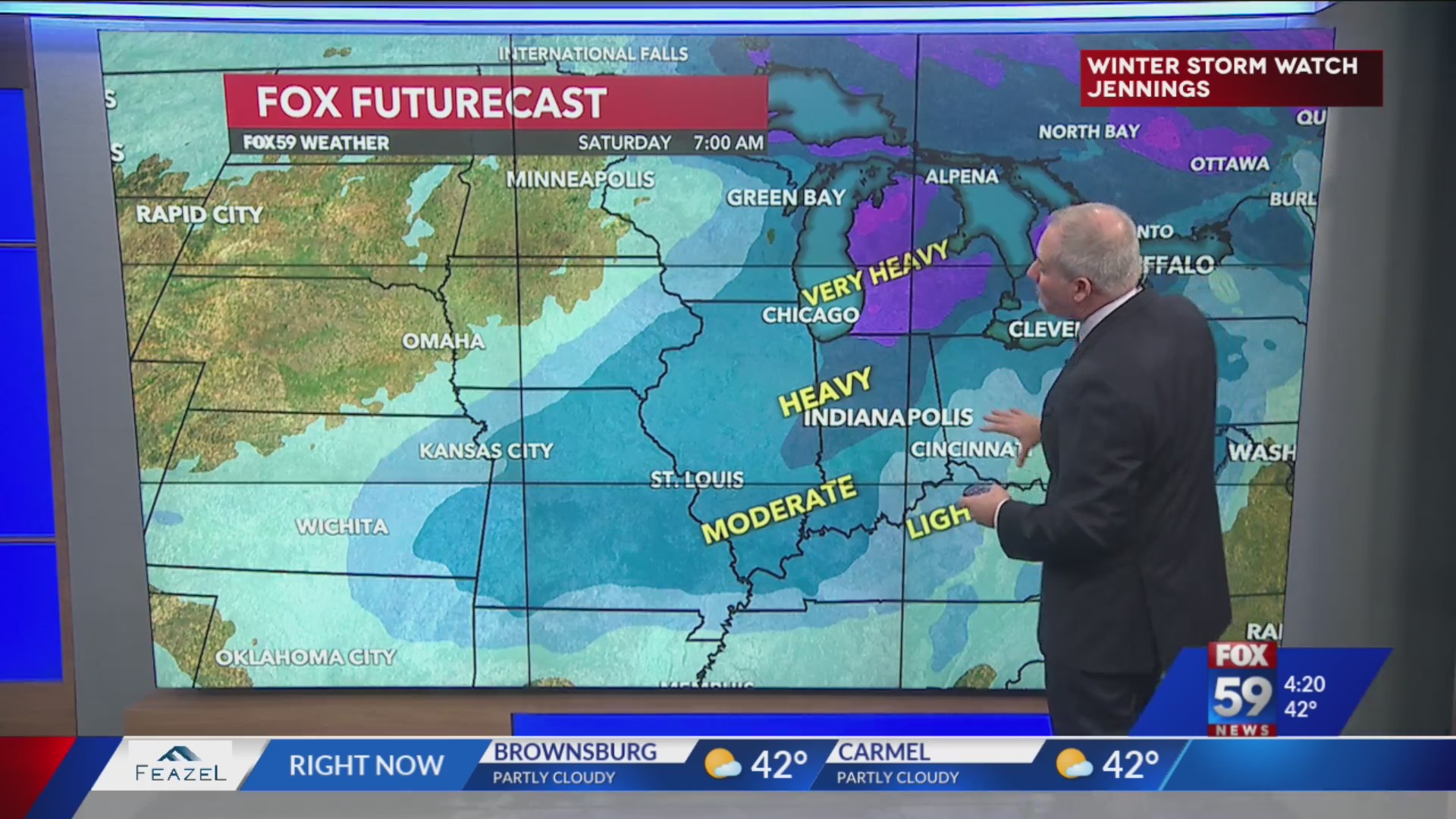 Update Brian’s winter storm forecast for December 20 Fox 59