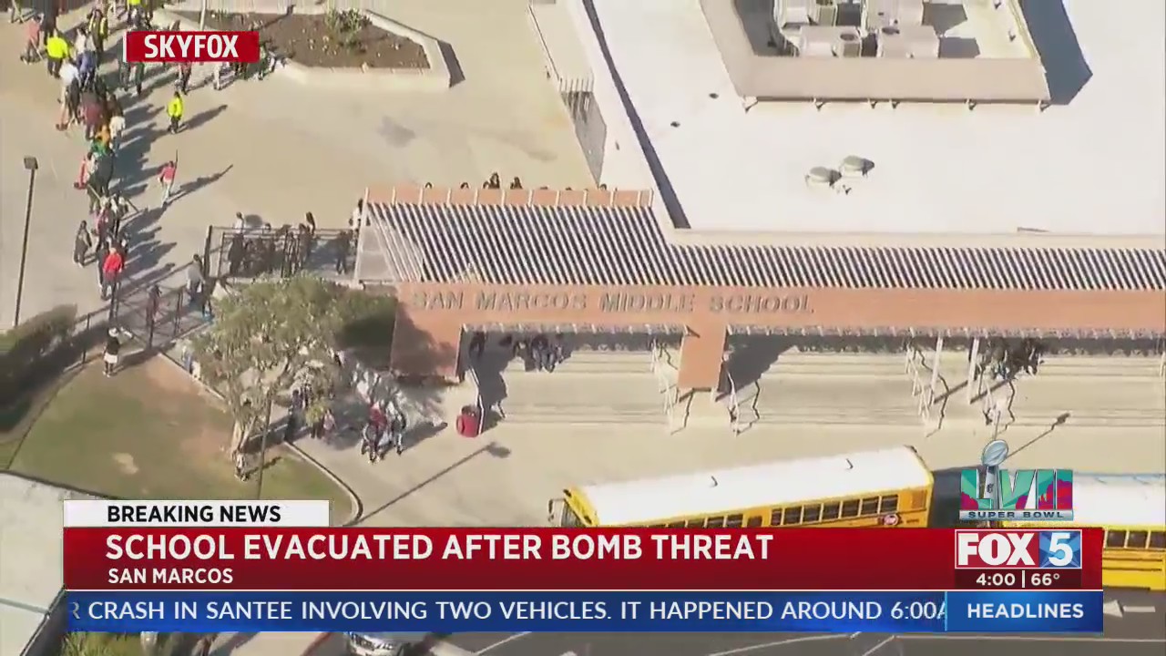 School Evacuated After Bomb Threat Fox 5 San Diego Kusi News