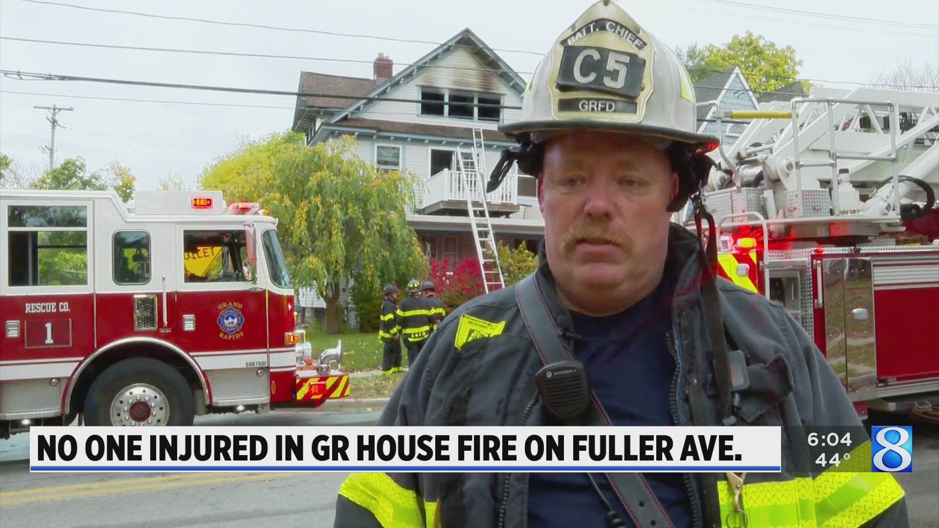 No one hurt in house fire in Grand Rapids – WOODTV.com