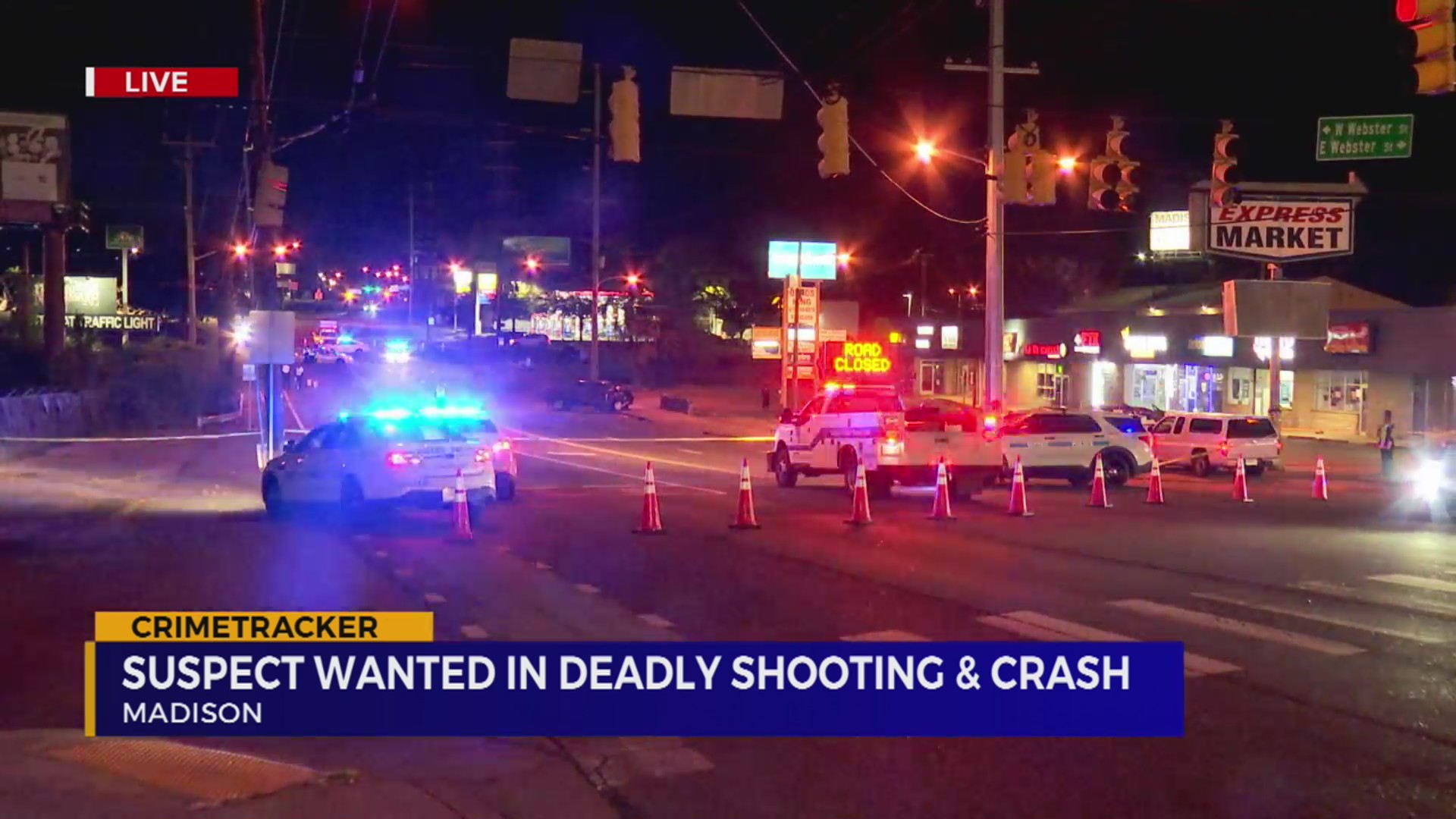Suspect sought after deadly shooting, crash in Madison – WKRN News 2