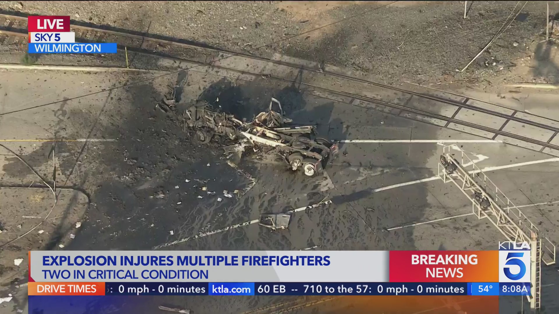 Firefighters in critical condition after cylinder explosion in ...