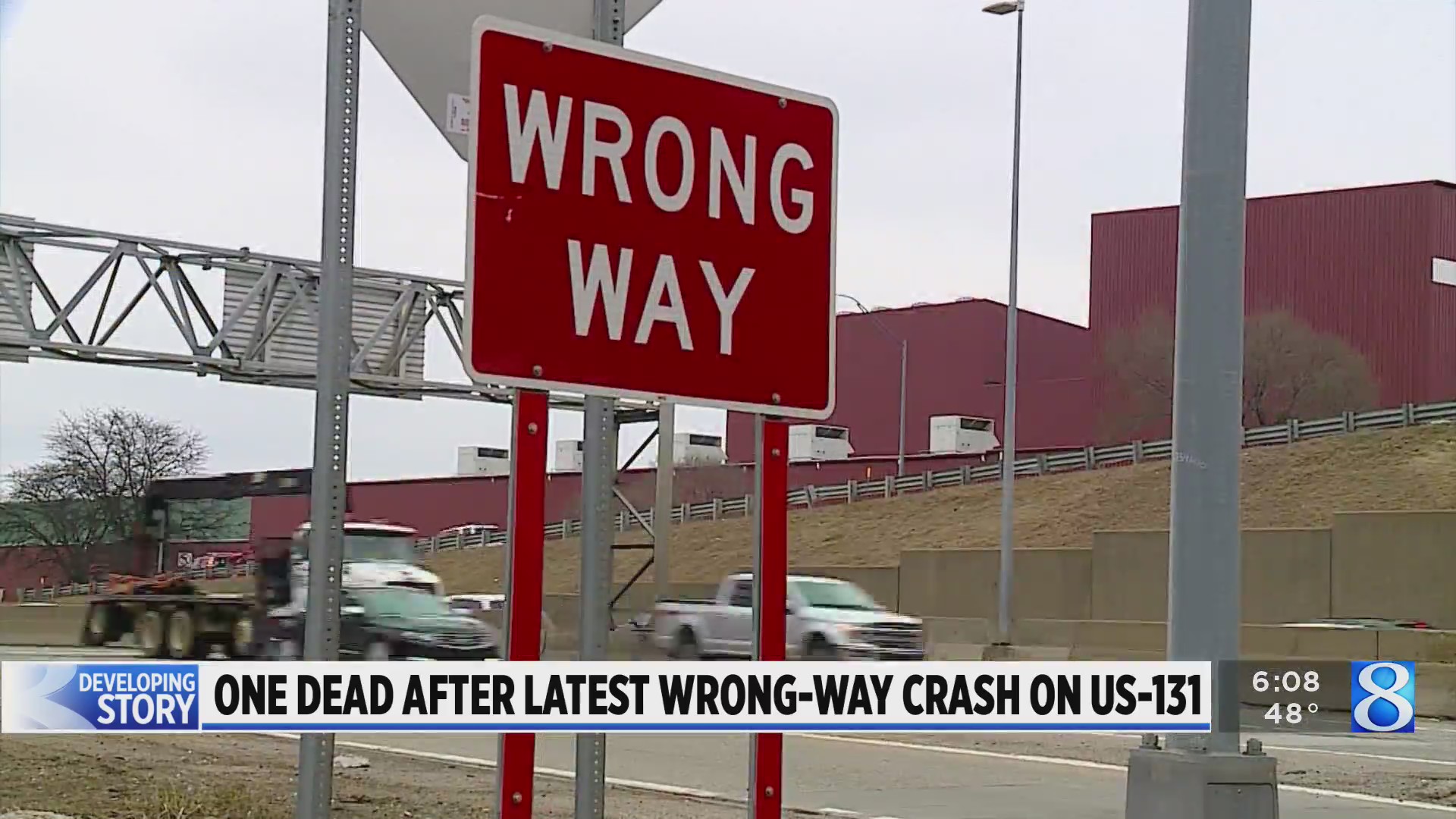 One dead after latest wrong-way crash on US-131 – WOODTV.com
