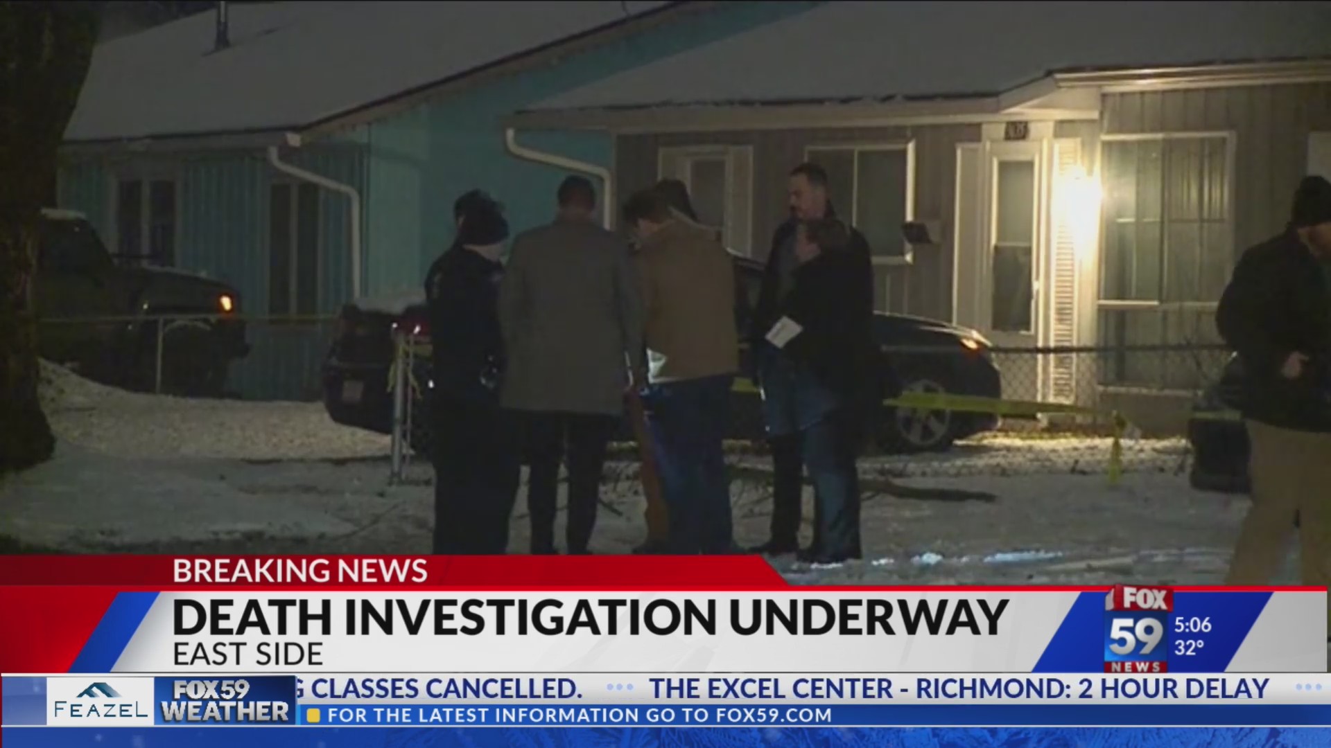 Death investigation underway after body found on east side – Fox 59