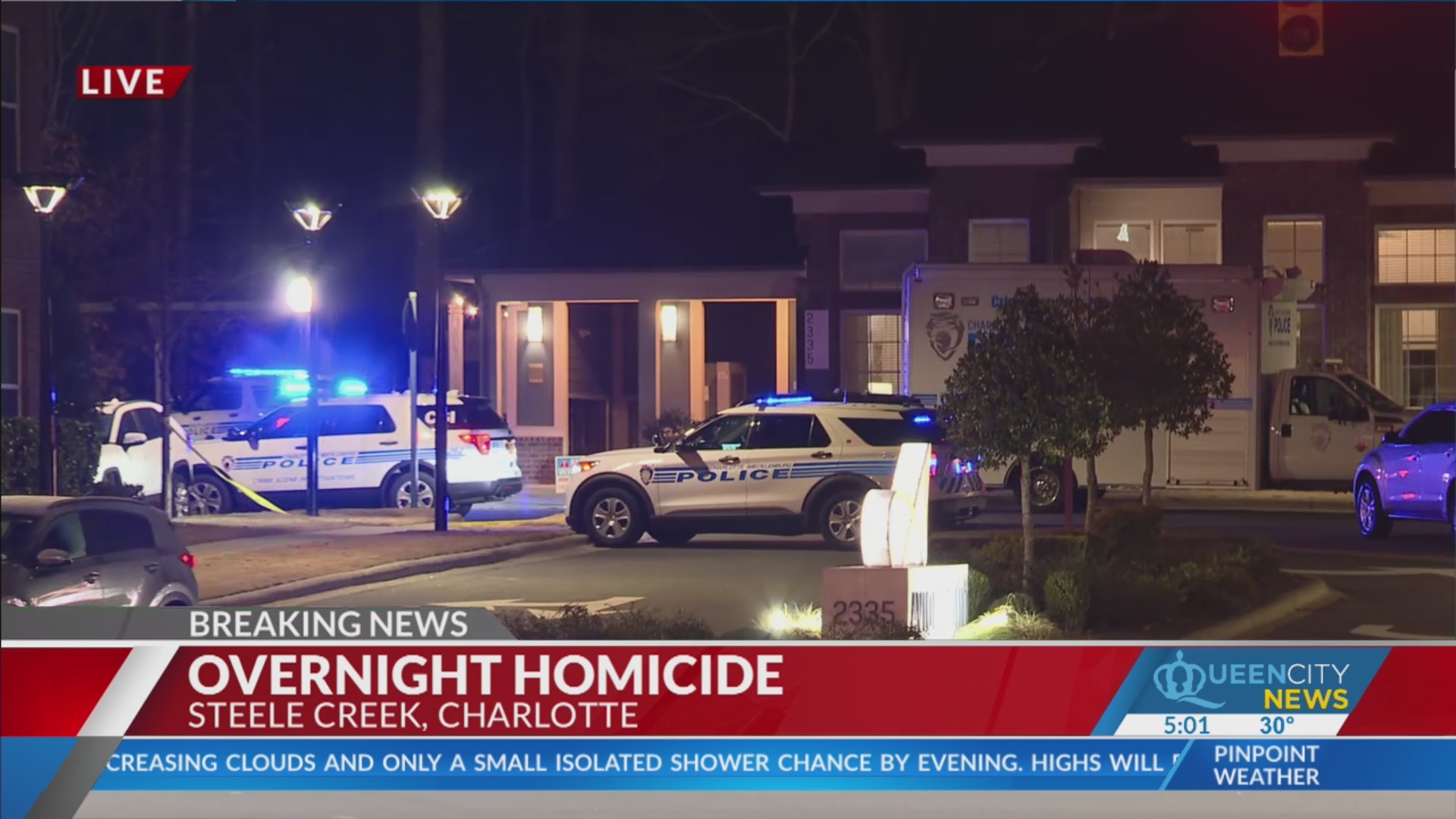 One dead, one hurt in south Charlotte shooting: CMPD – Queen City News