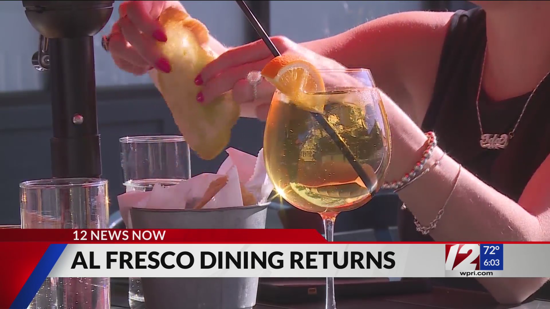Al Fresco dining returns to Federal Hill Saturday night
