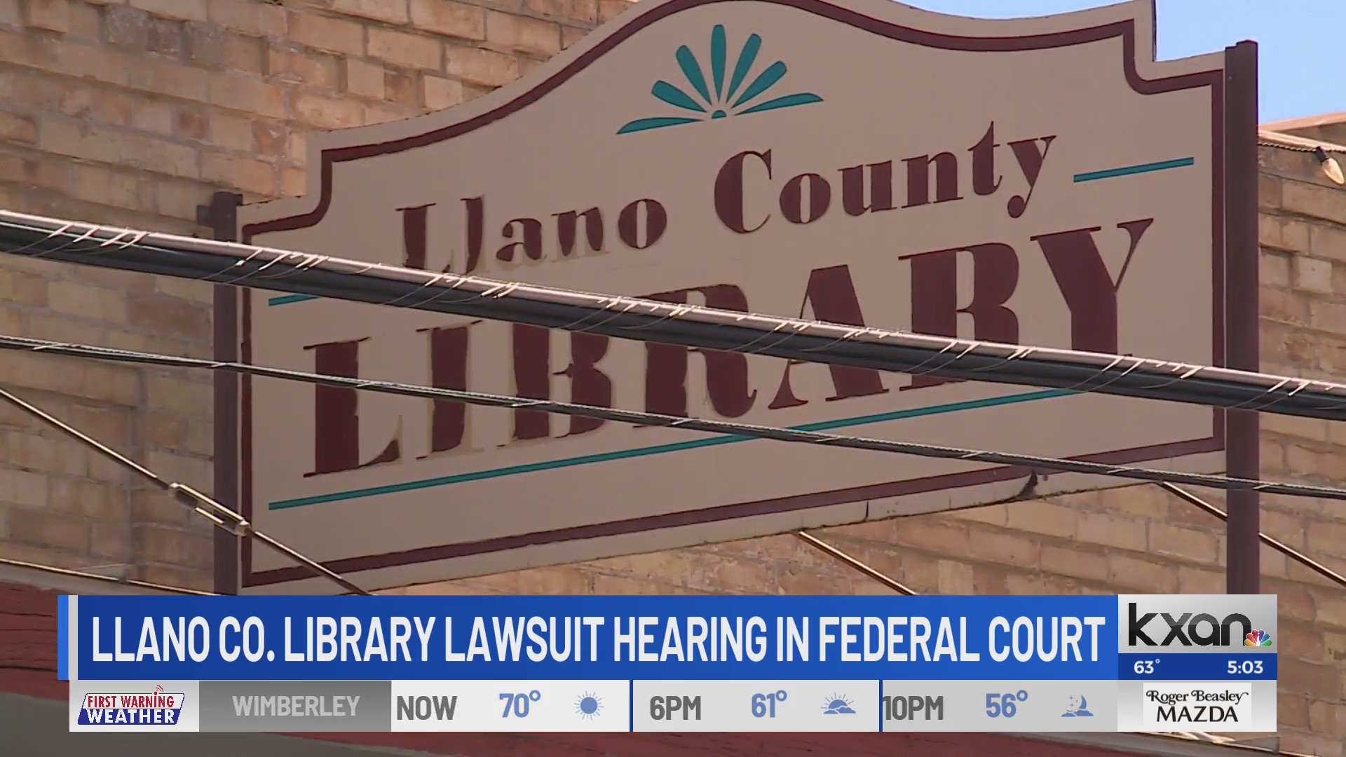 Llano County Library in federal court case over removed books KXAN Austin
