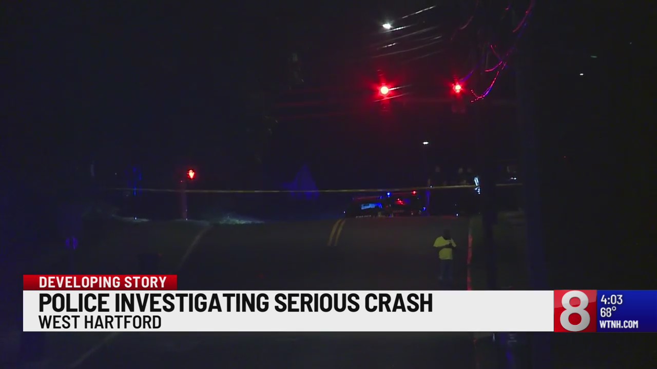 Crash shuts down South Main Street intersection in West Hartford – WTNH.com