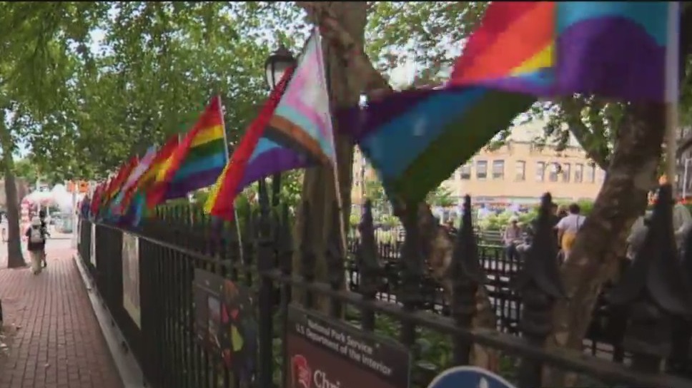 Damage to pride flags investigated as hate crime – PIX11