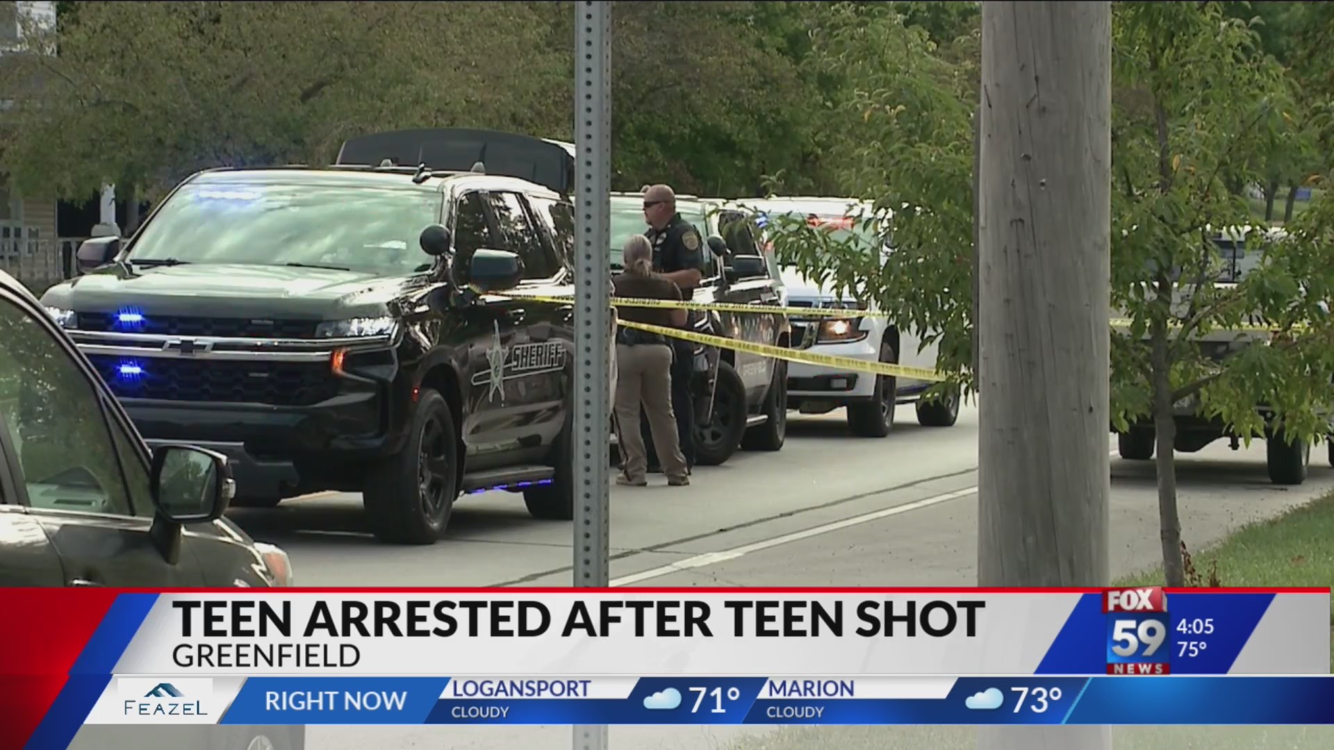 Teen arrested after teen shot in Greenfield – Fox 59