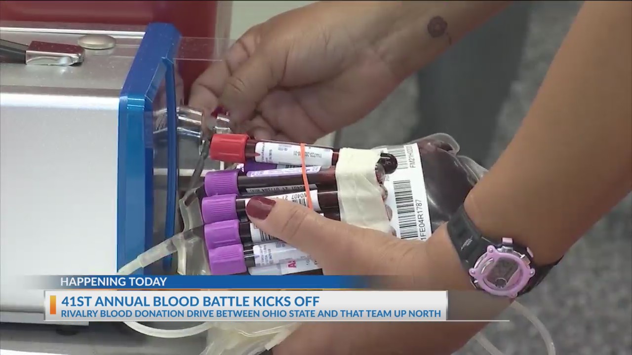 Ohio StateMichigan blood drive kicks off Wednesday NBC4 WCMHTV