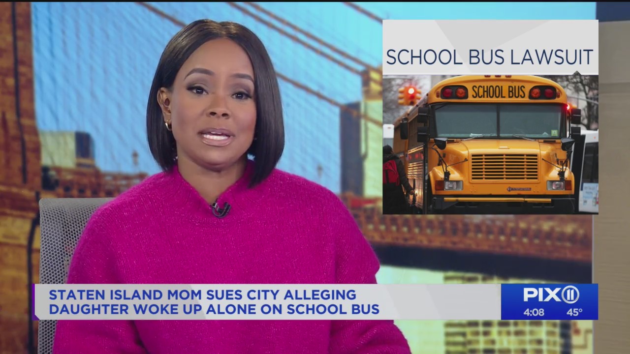 SI mom sues after daughter wakes up alone on school bus – PIX11