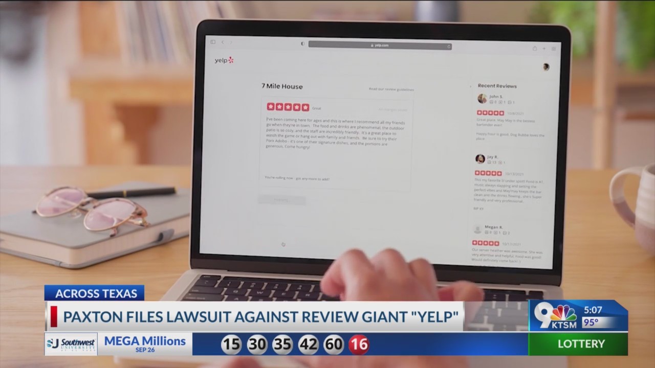 Paxton VS. Yelp KTSM 9 News