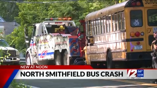 Crews respond to crash involving school bus in North Smithfield – WPRI.com