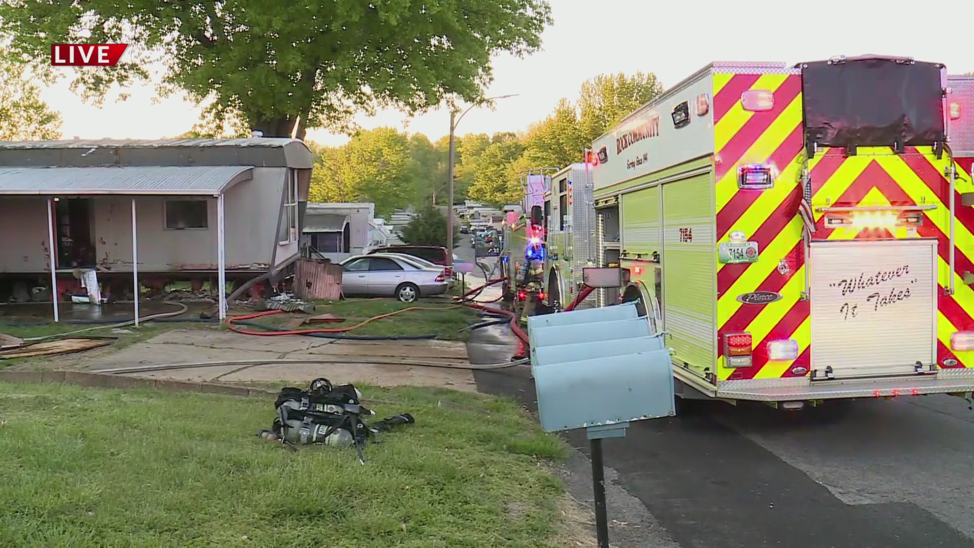Multiple fire crews respond to mobile home fire in Arnold, Missouri – FOX 2