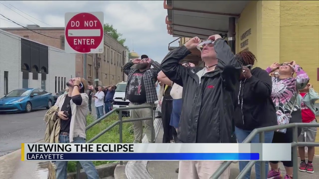Lafayette residents witness the solar eclipse – KLFY.com