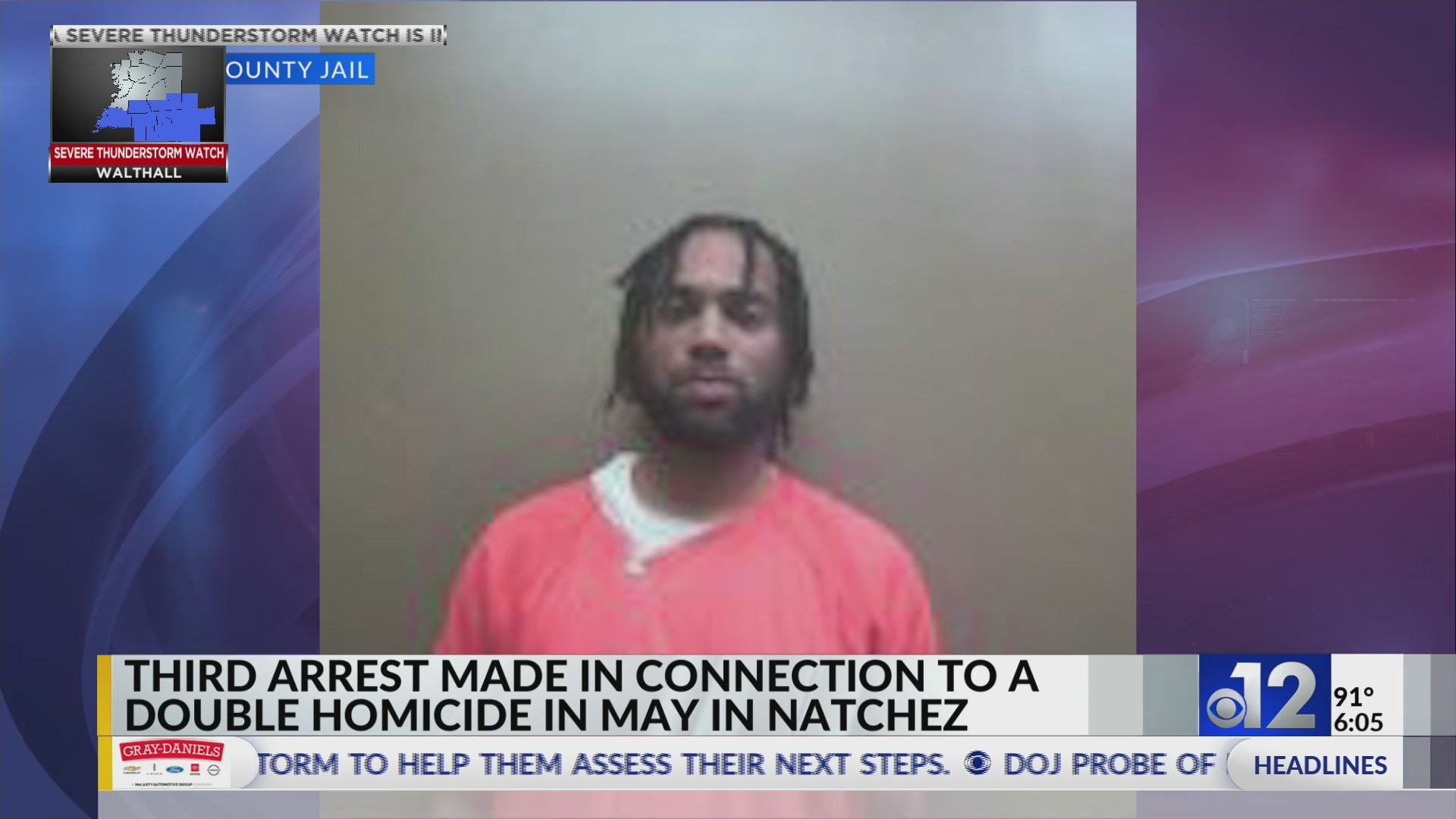 Third man arrested for Natchez double homicide – WJTV