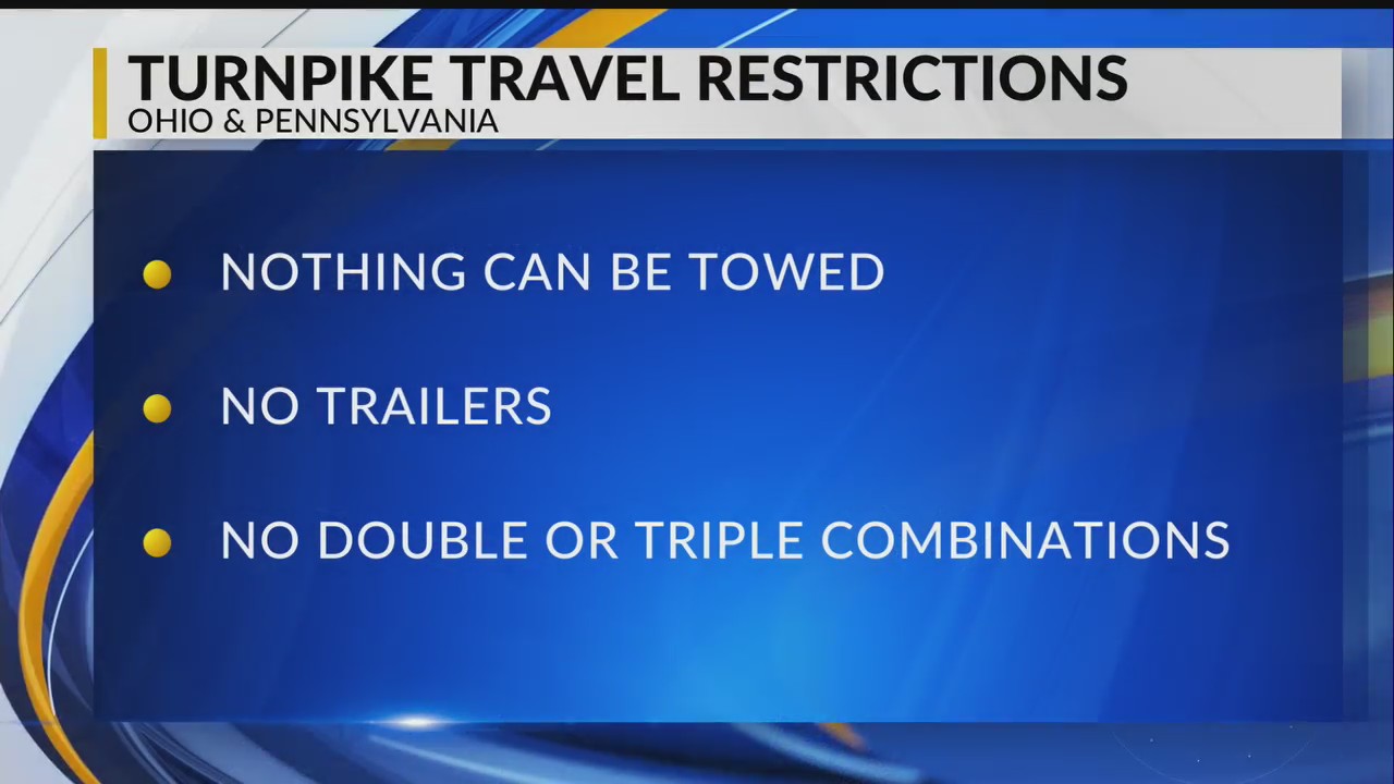 Ohio Turnpike travel restrictions for winter storm – WKBN.com