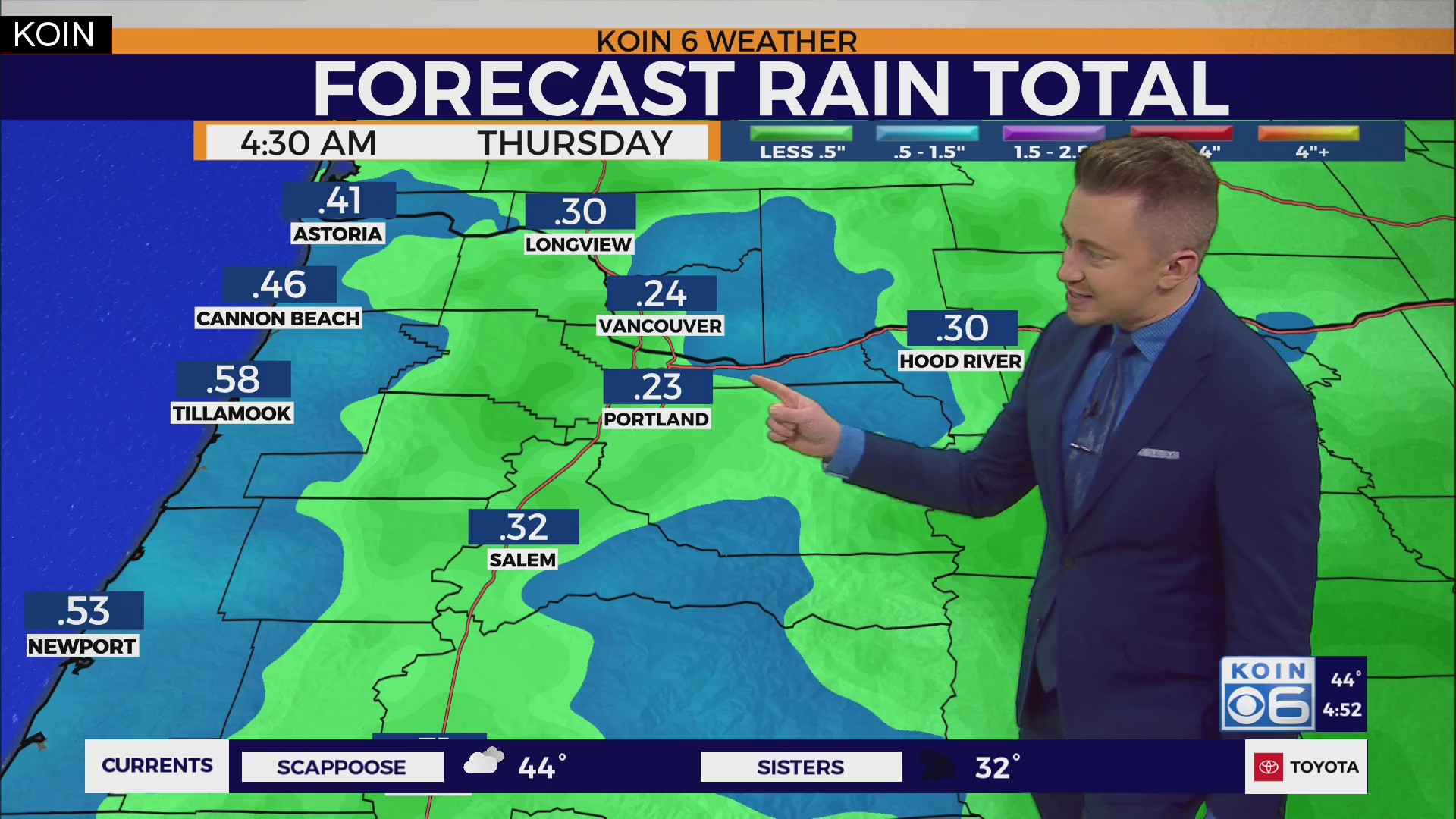 Rain and snow remains around Portland – KOIN.com
