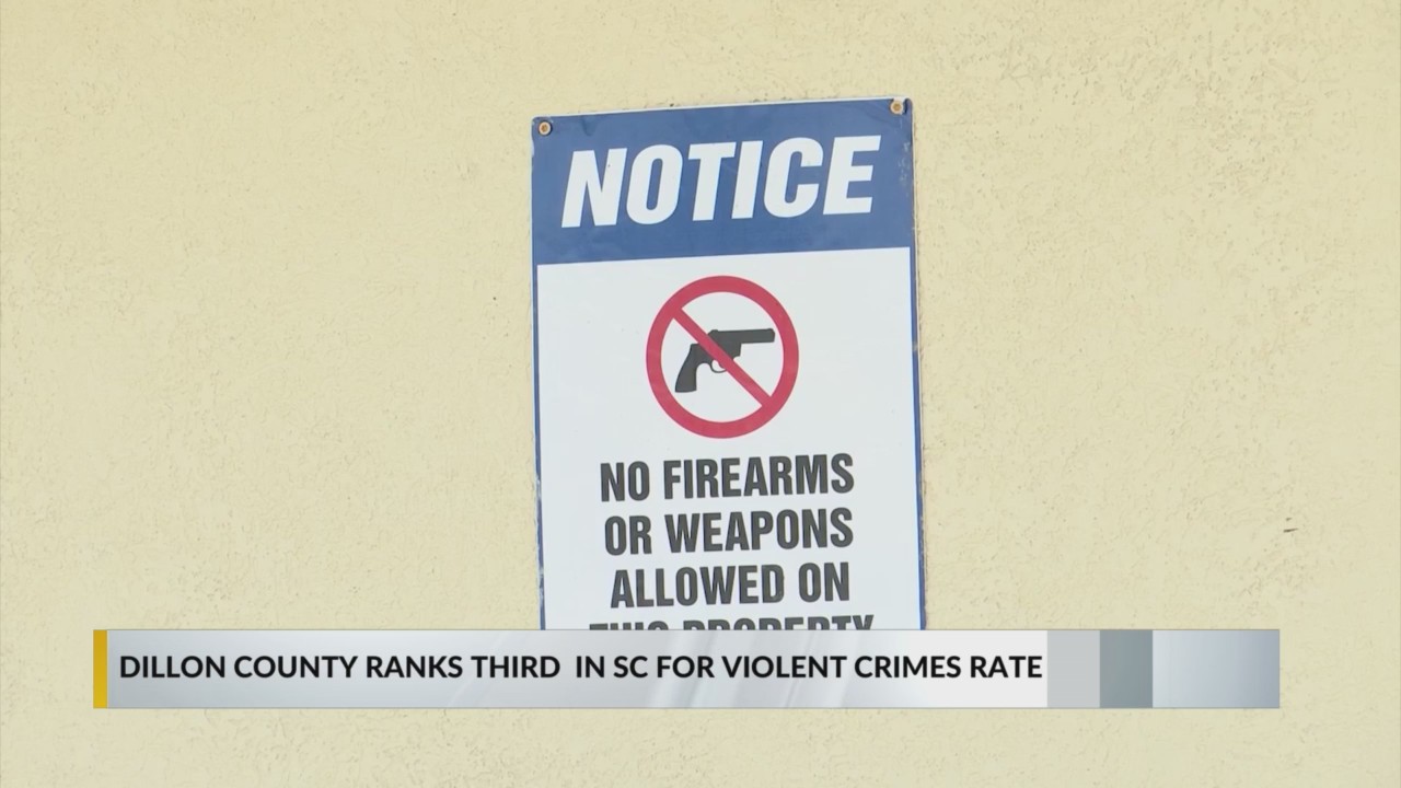 Dillon County officials react to county’s No. 1 violent crime ranking