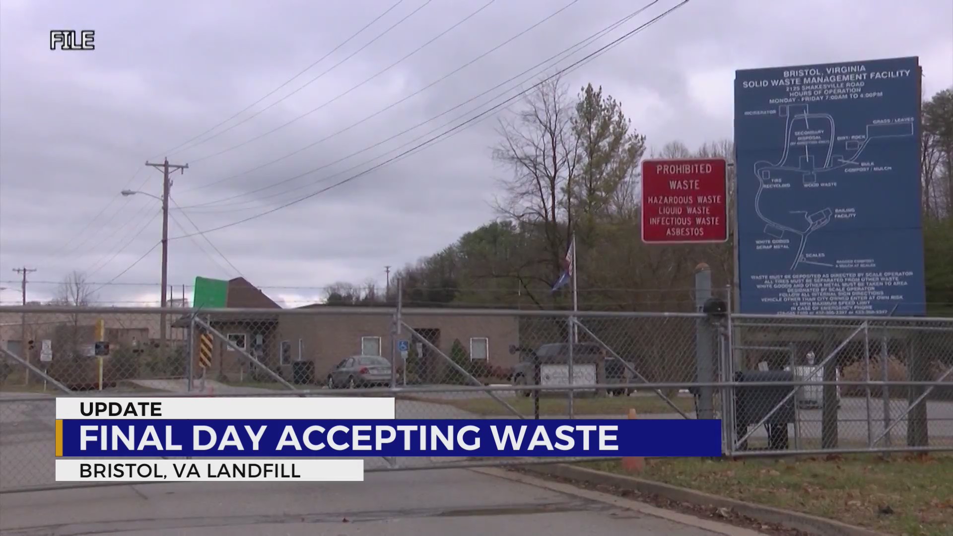 Bristol Landfill closing Friday WJHL TriCities News & Weather