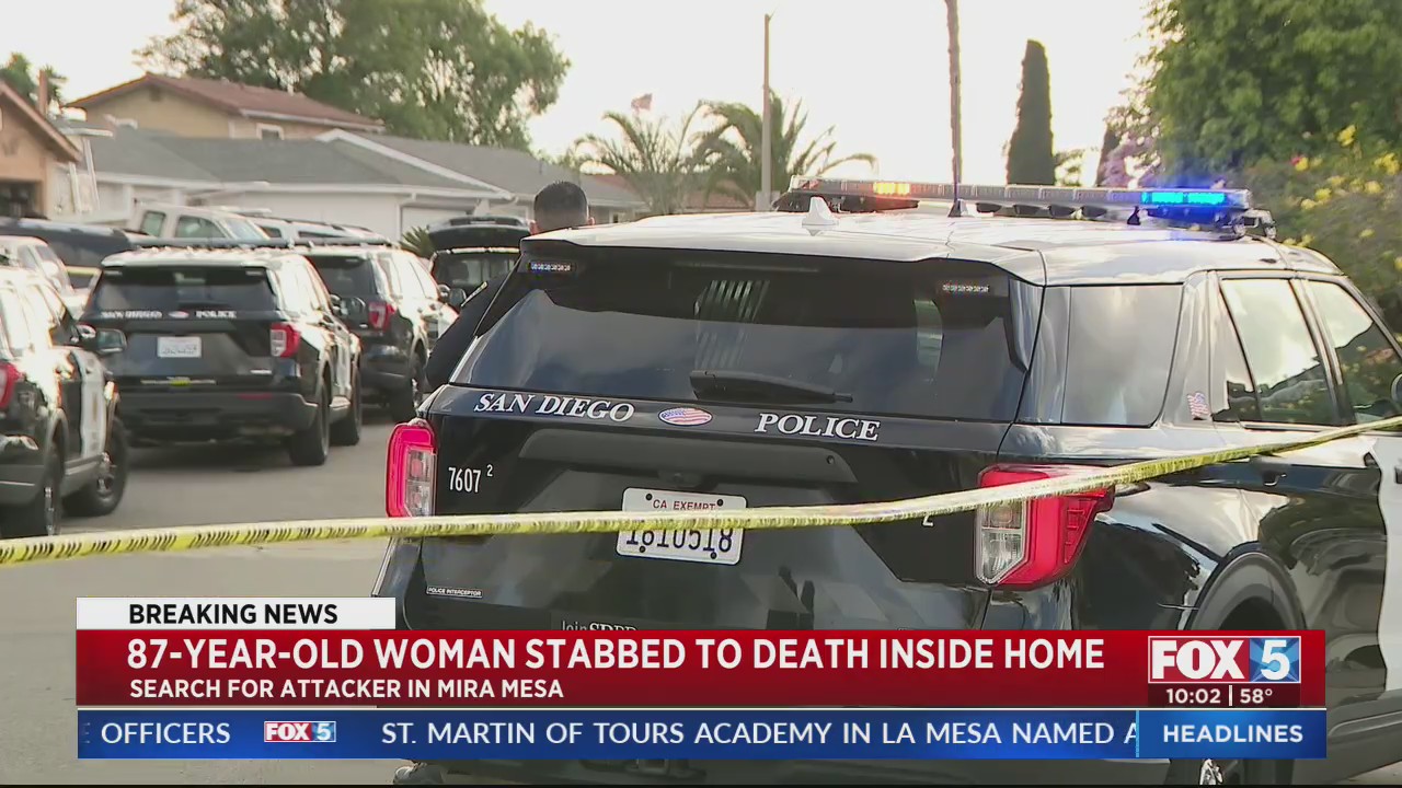 87-Year-Old Woman Stabbed To Death Inside Home – FOX 5 San Diego & KUSI ...