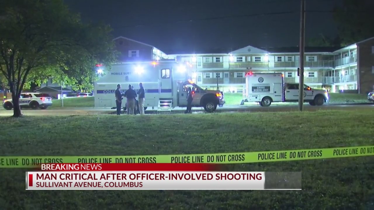 Man in critical condition after officer-involved shooting – NBC4 WCMH-TV