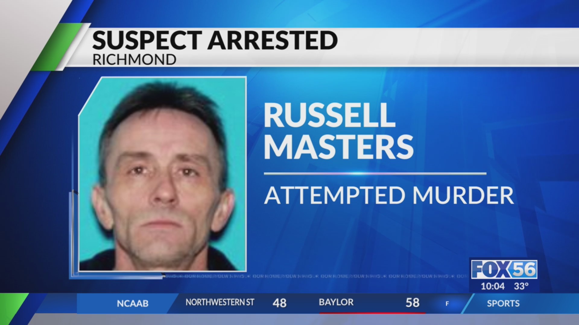 Wanted man arrested by Richmond police following standoff – FOX 56 News