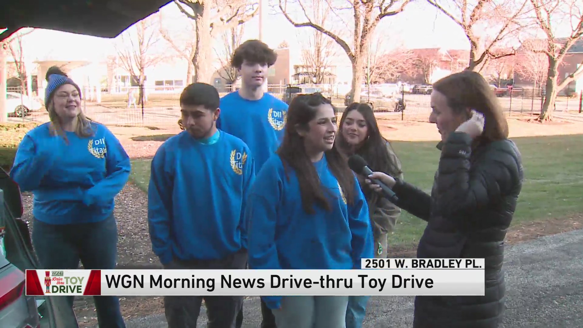 Disney II High School at Morning News Toy Drive 2023 WGNTV