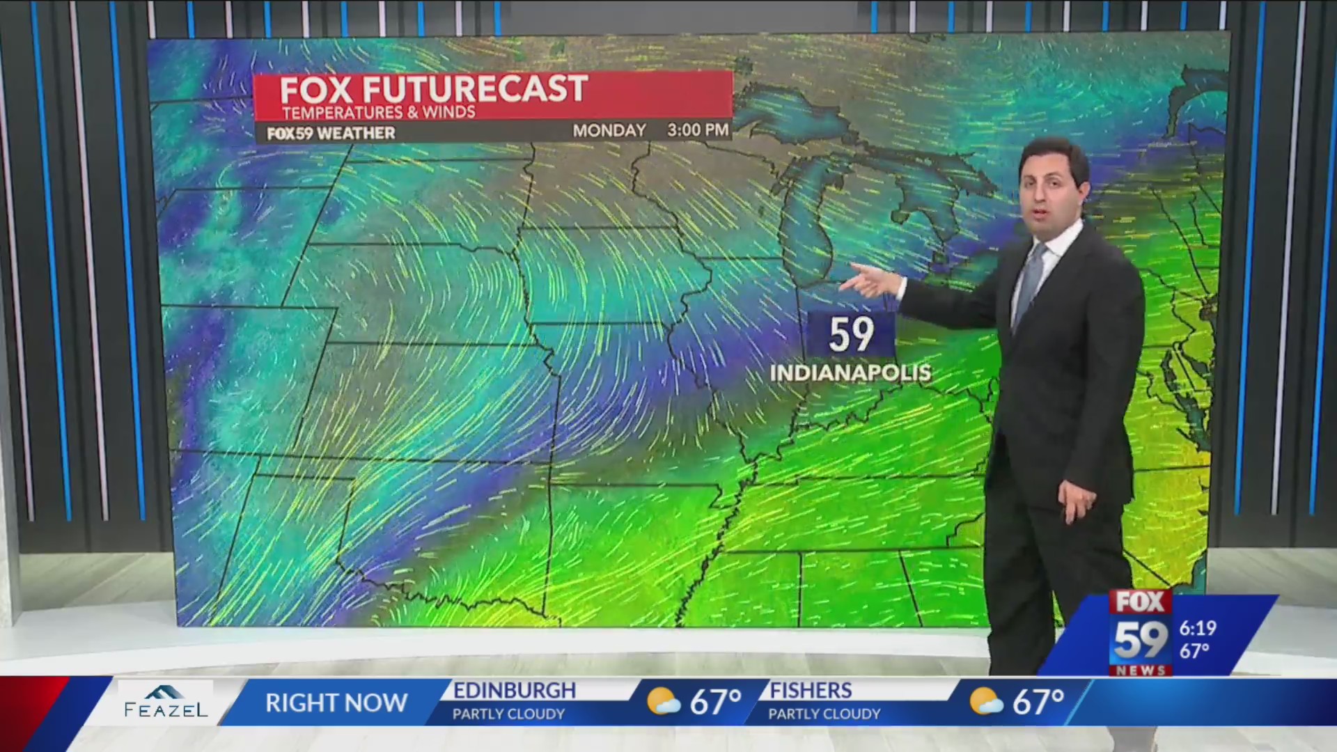Warmer week ahead with rain chances, bigger cool down loom – Fox 59