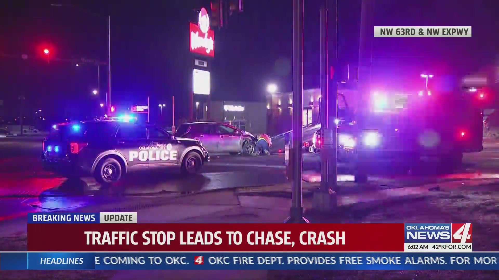 Two separate chases lead to crashes in NW, SW Oklahoma City – KFOR.com ...