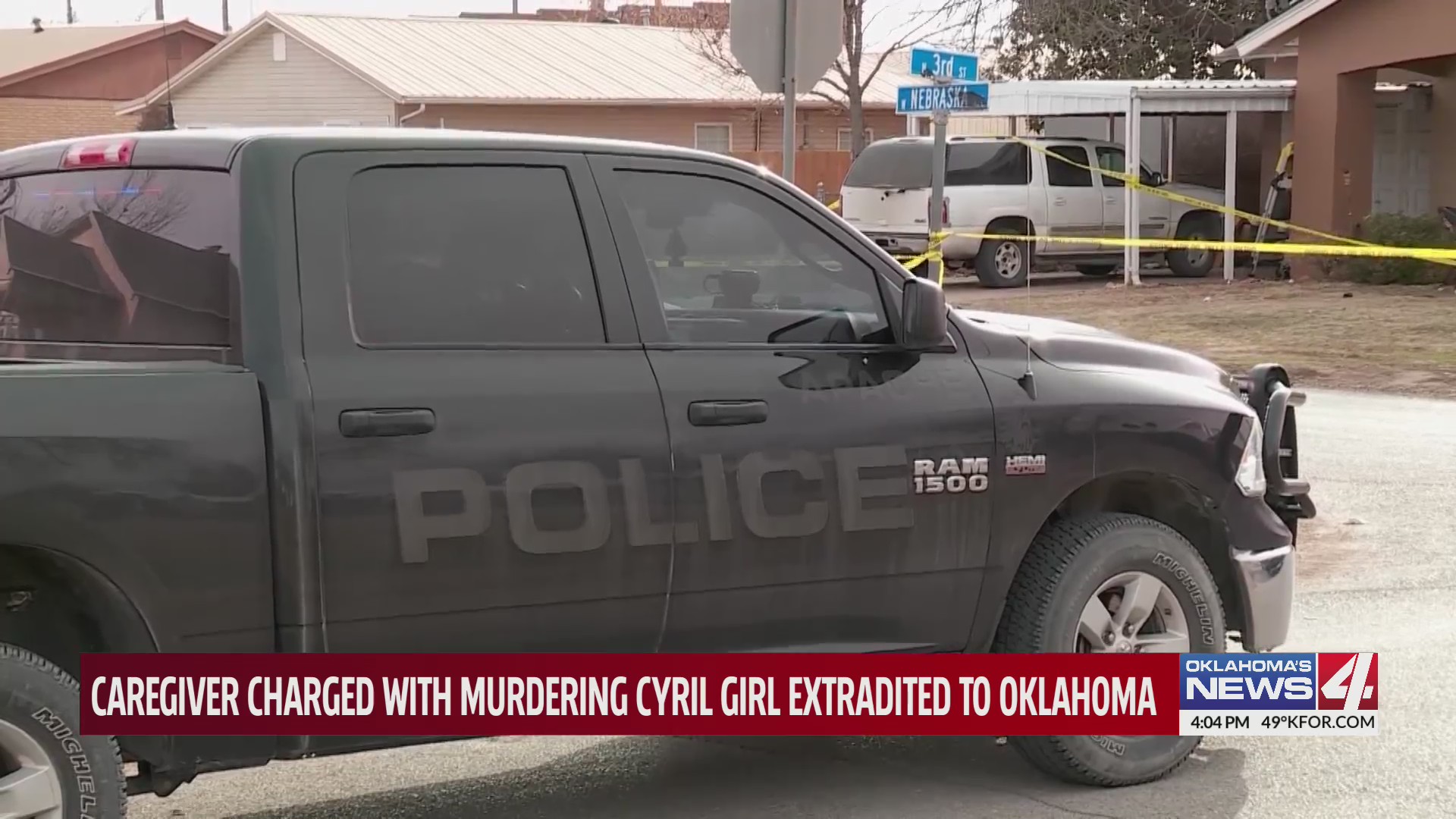 Caregiver charged with murdering Cyril girl extradited to Oklahoma