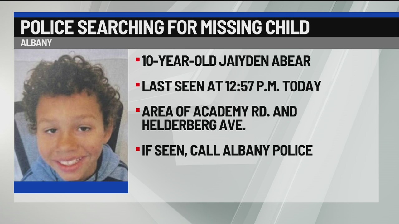 Albany PD searching for missing 10-year-old boy – NEWS10 ABC