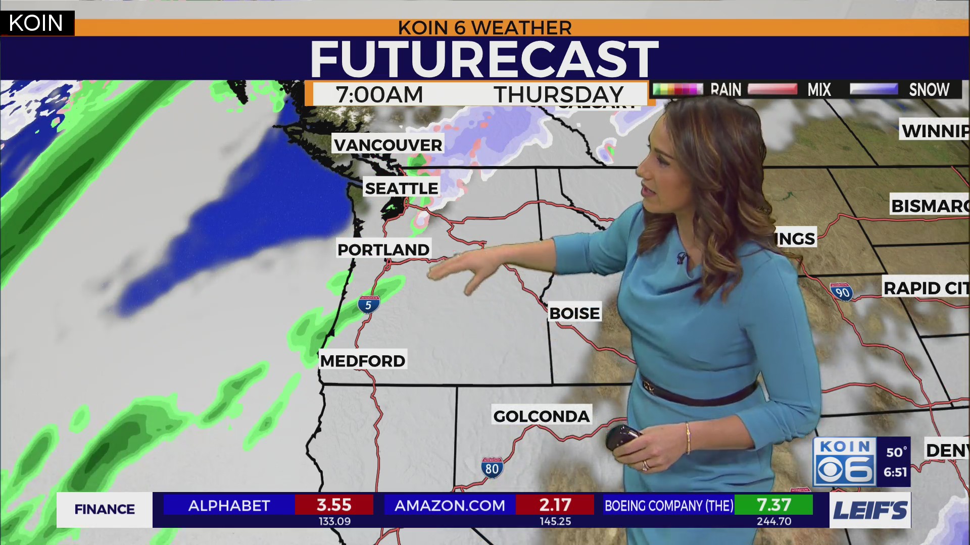 Weather forecast: Drier days ahead this week in Portland – KOIN.com