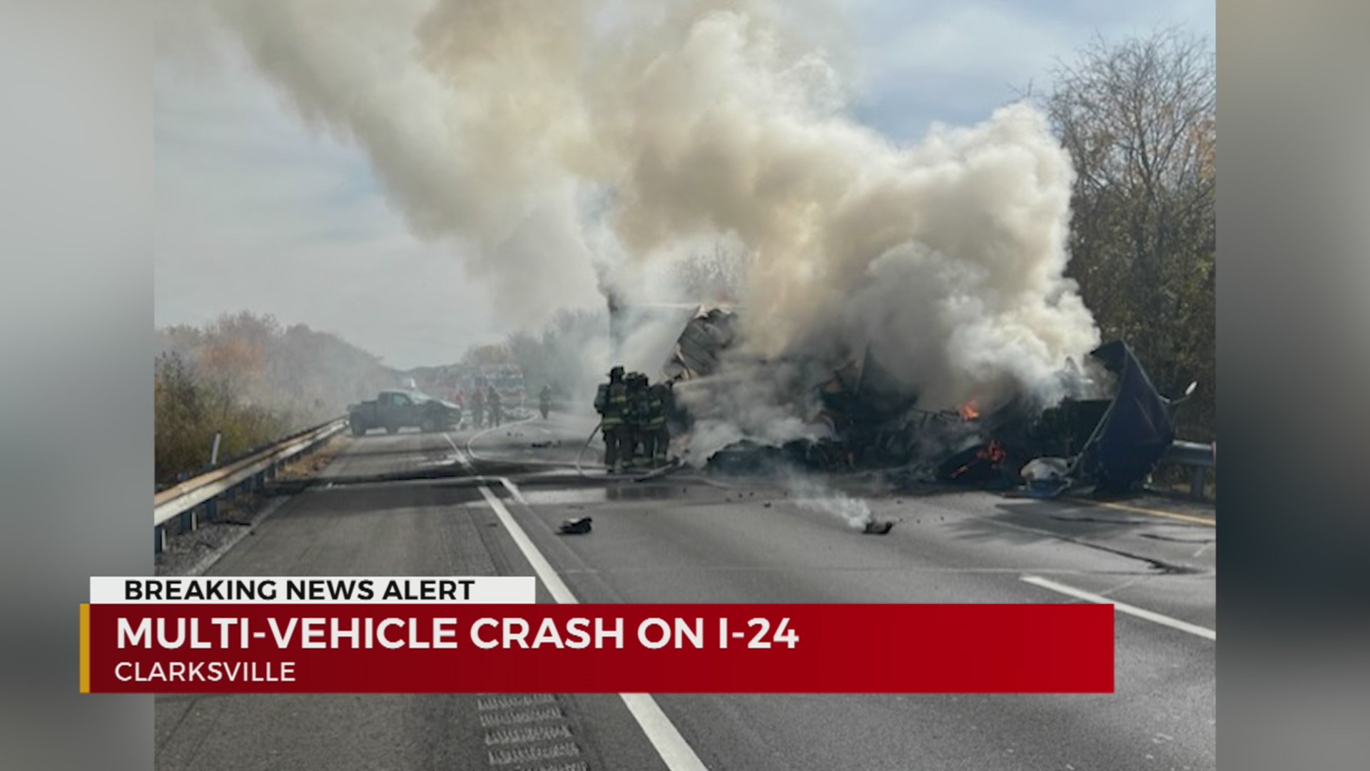 Second semi-truck involved crash on I-24W in Clarksville – WKRN News 2