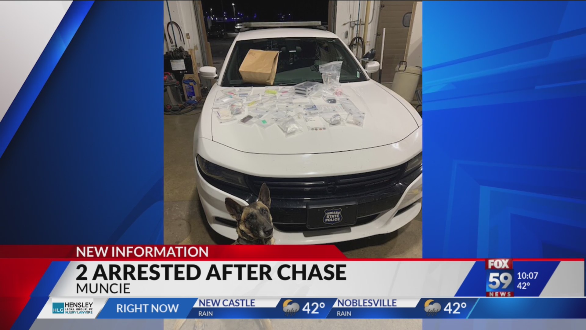 Driver on the run, 2 arrested after Muncie police chase – Fox 59