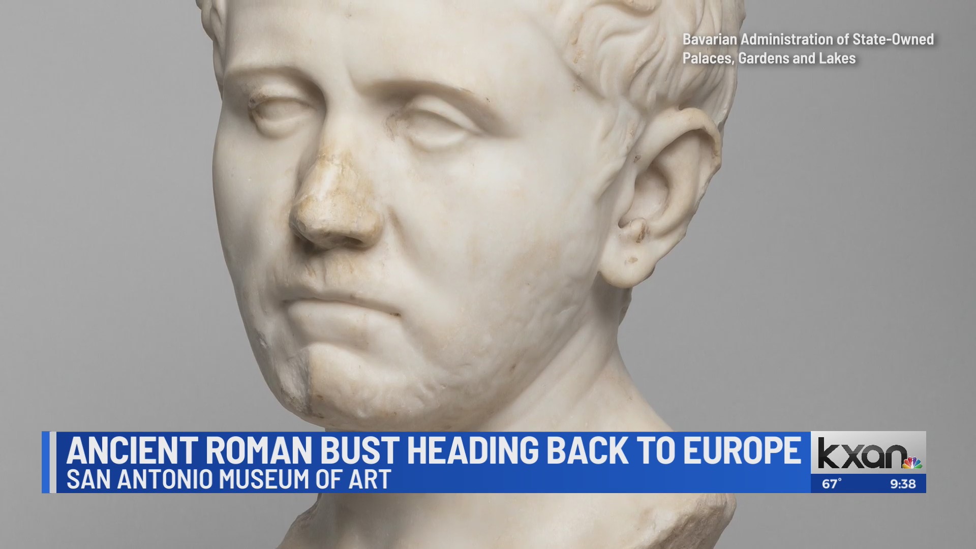 Ancient Roman bust discovered at Austin Goodwill heading back to Europe