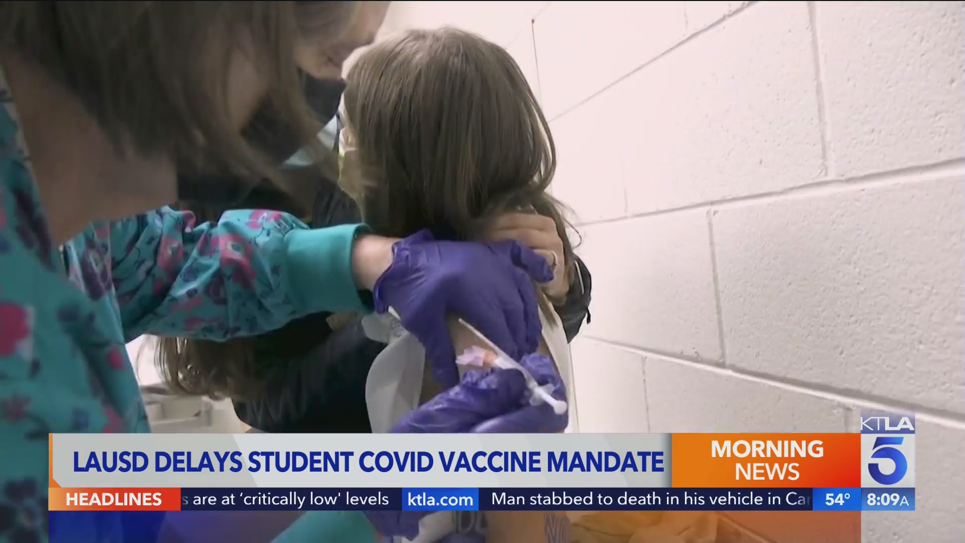 LAUSD delays COVID vaccine mandate KTLA